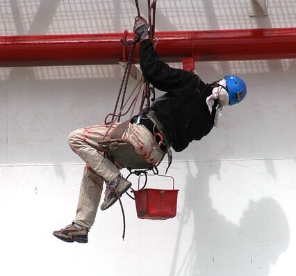 work, maintenance, decorator, performance, rope, snack